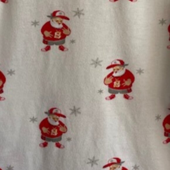 DENIM & FLOWER RICKY SINGH Santa Baseball Cap White Short Sleeve T Shirt 5/6 - Picture 10 of 12